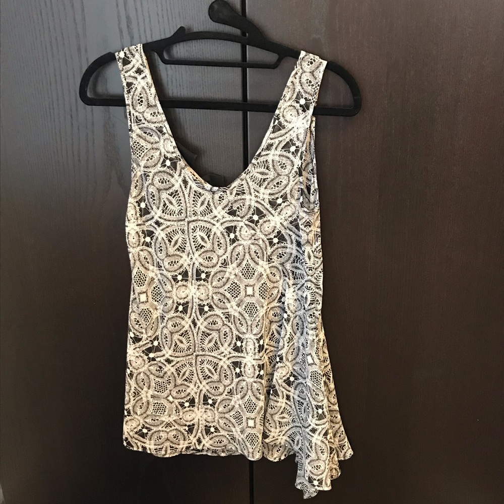 Express Asymmetrical Flowy Top - Picture 3 of 3